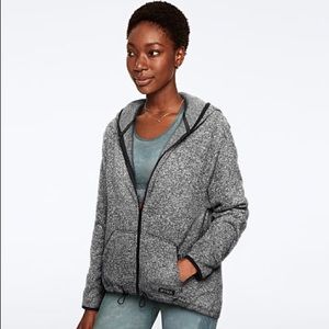 Victoria Secret Pink |sweater high low full-zip